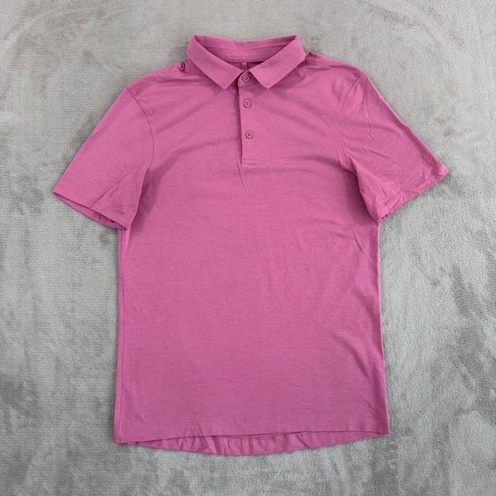 Lululemon Evolution Performance Golf Polo Shirt Men Small No Tag Slim Wicking